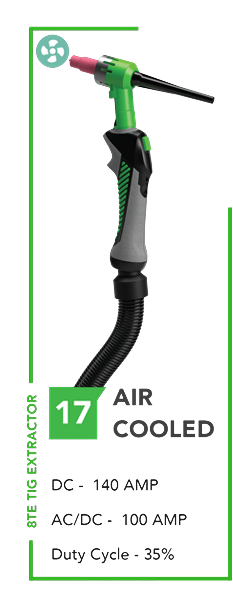 8TE TIG Extractor 17 Air Cooled